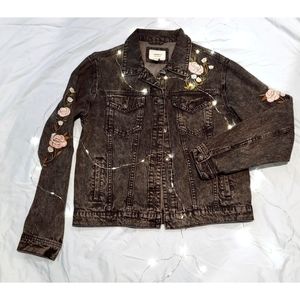 Floral Denim Jacket